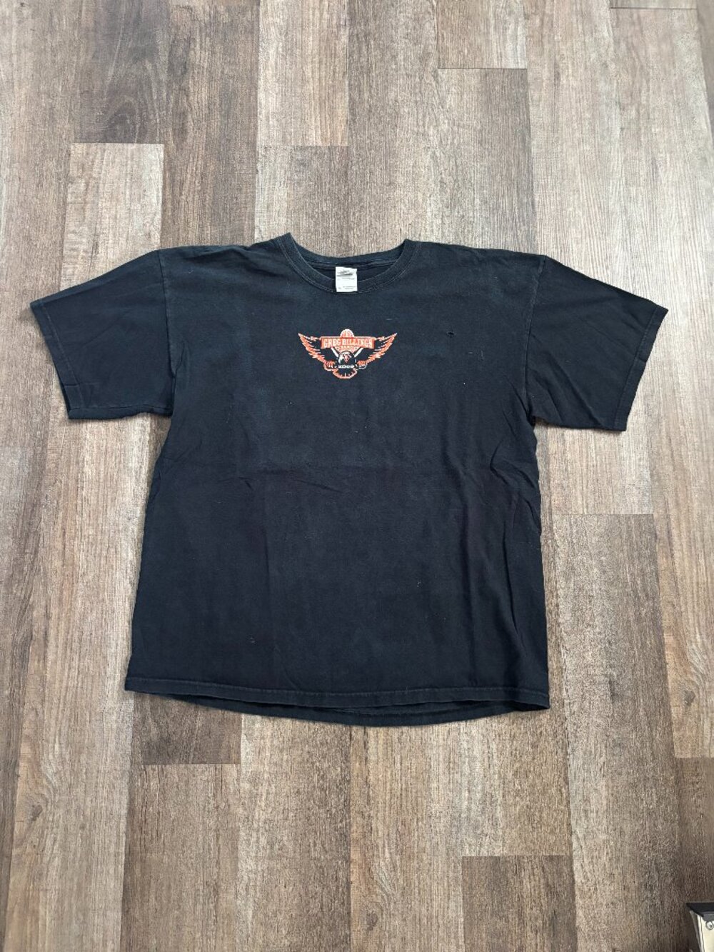The Greg Billings Band Harley Davidson Logo Tour Tee Shirt